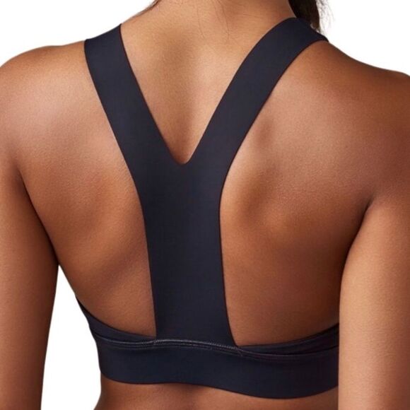 Lululemon Fast & Free Bra (Nulux) Black Grape - Picture 1 of 11